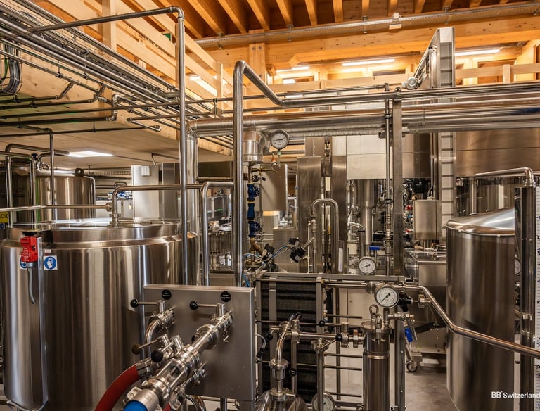 Gazéification de boissons artisanales en Suisse avec contrôle de la carbonatation