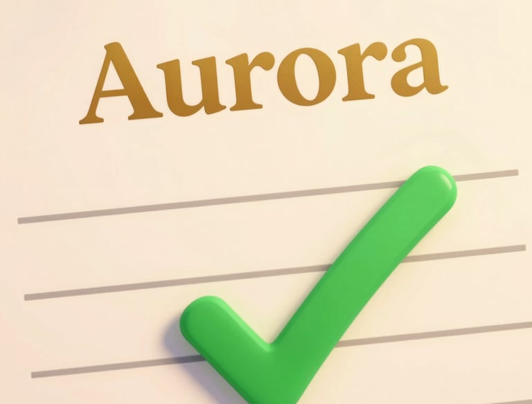 Elegant white card showing a serene mountain landscape at dusk with soft golden light