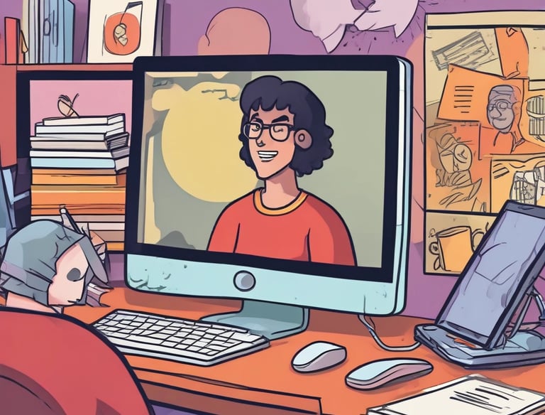 Children happily participating in an interactive art class.