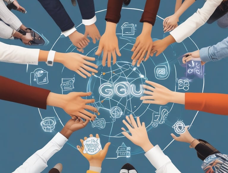 A boardroom scene with executives discussing strategic transformation.