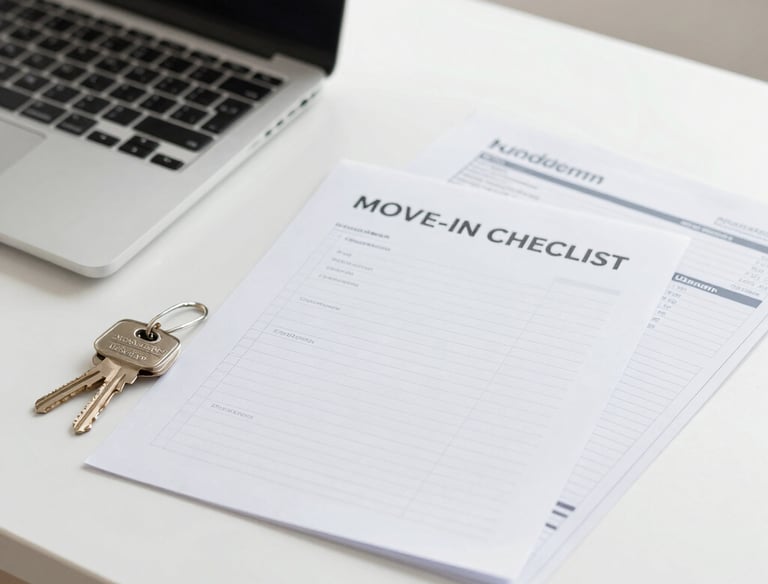 Moving boxes and apartment relocation planning