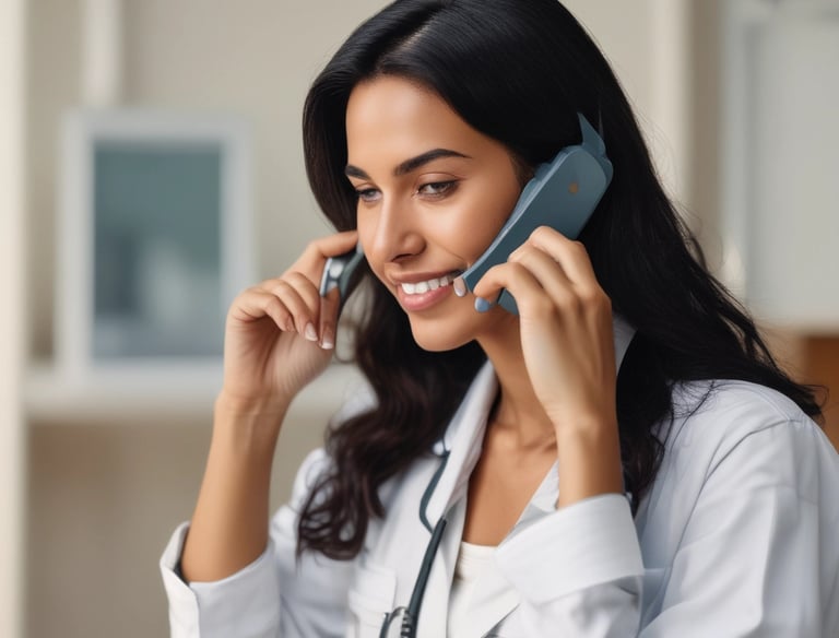 Organized shelves filled with various medical devices ready for delivery.