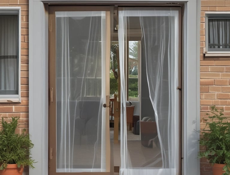 Mosquito nets installation