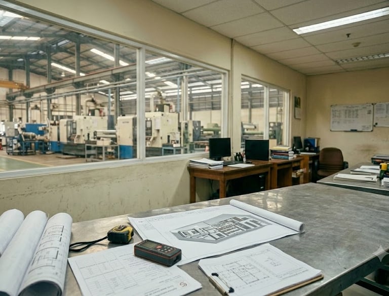 Audit integritas struktur dan pengurusan SLF pabrik oleh tim konsultan PT. Saka Inti Persada