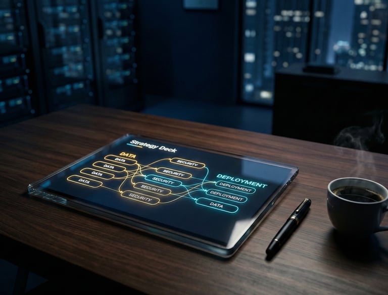 a tablet computer screen with a cup of coffee and pen all sitting on a table