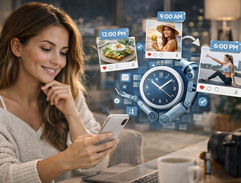 AI-powered social media scheduling that keeps influencer content consistent and on time