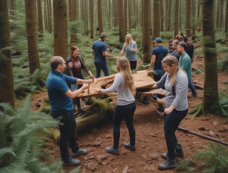 Hands joined together symbolizing support and community.
