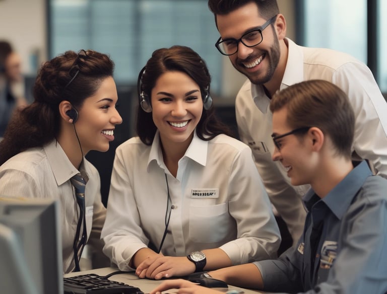 a man riding a skateboard down a street next to tall buildings