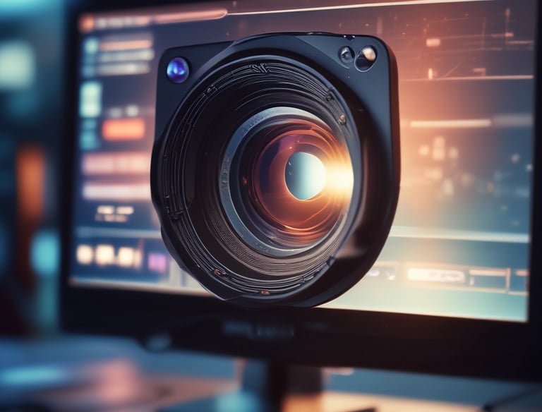 A creative storyboard layout filled with colorful frames and notes.