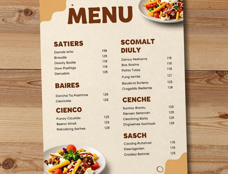 A creative behind-the-scenes shot of a photographer setting up food styling for a restaurant shoot.