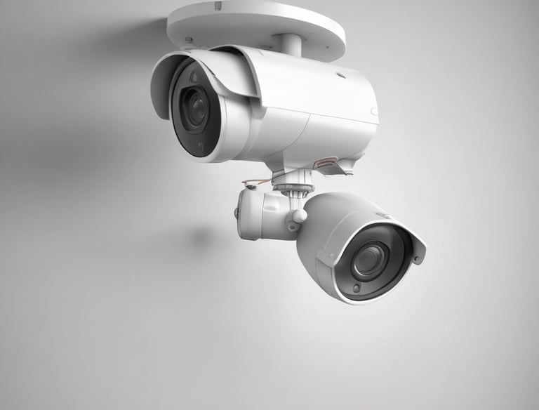 Close-up of a modern consumer unit panel with neatly arranged circuit breakers.