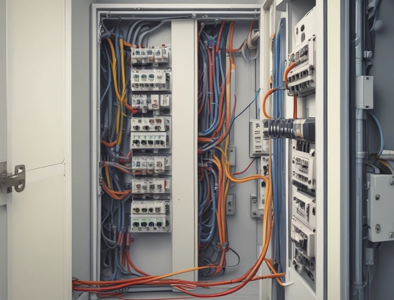 Outdoor lighting illuminating a garden pathway at dusk with warm yellow tones.