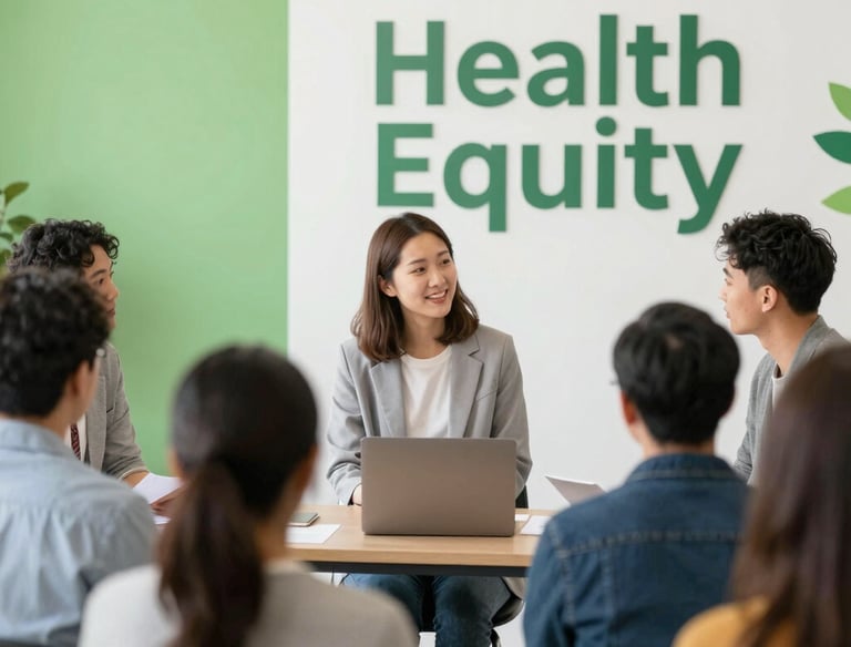 a man riding a skateboard down a street next to tall buildings