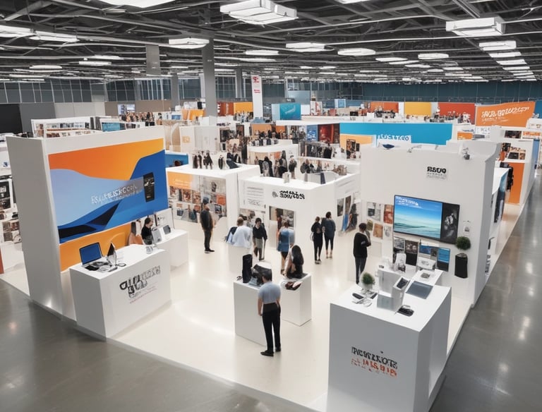 A team analyzing global market trends on a large digital map.