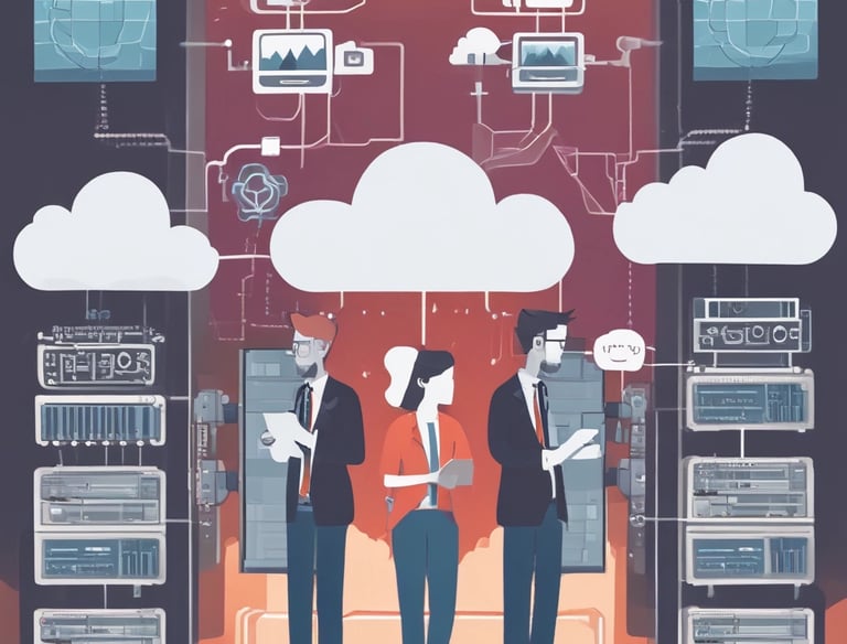 a man riding a skateboard down a street next to tall buildings