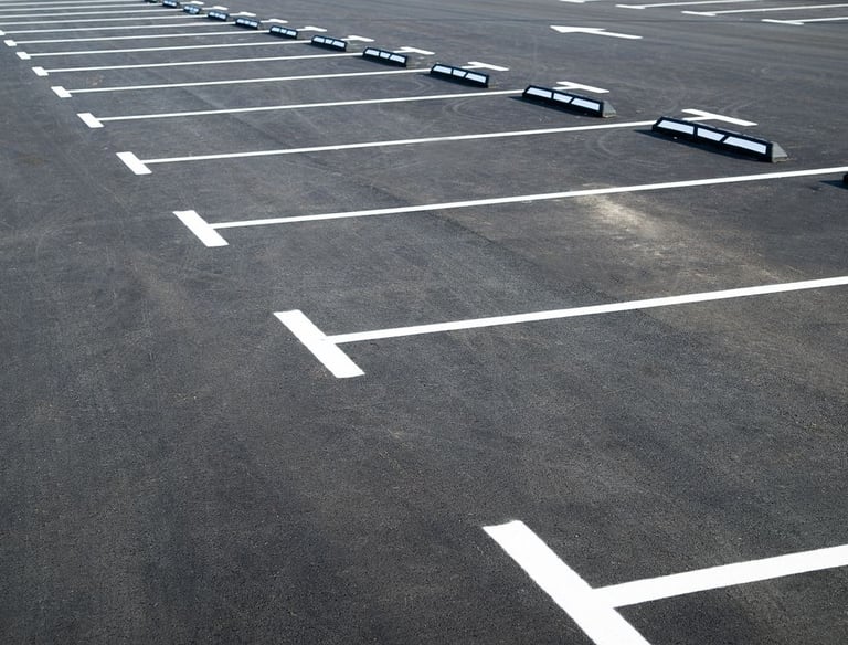 Marcaje rutiere industriale si trasari linii de siguranta depozite logistice Teda Industrial