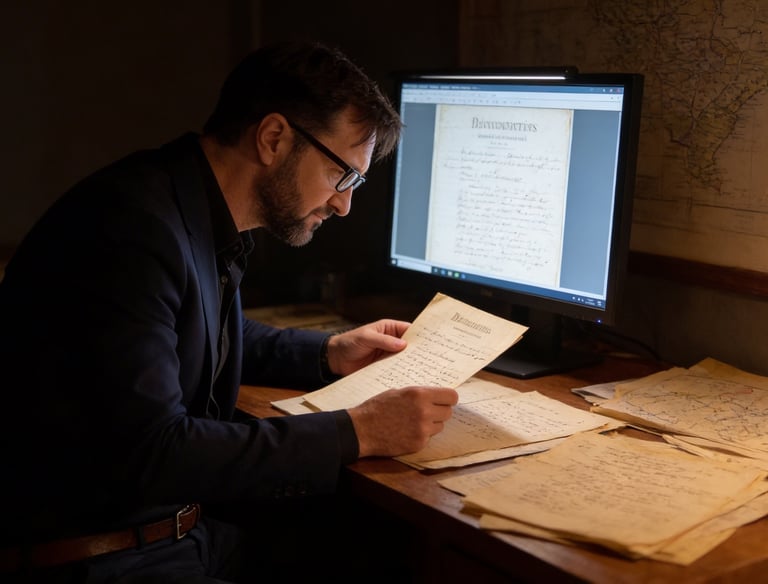 Alexandre Gagné décypte le passé. 