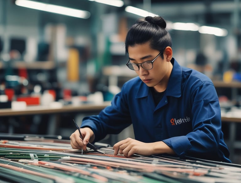 Close-up of advanced communication devices connected and operating smoothly.