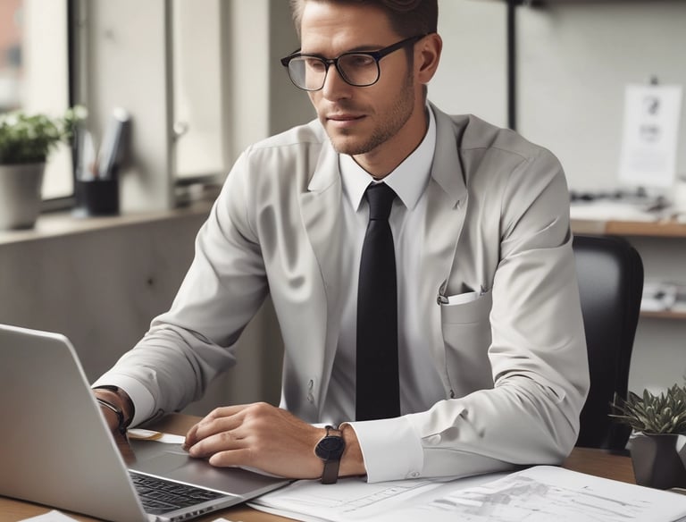 A digital screen displaying analytical data with line graphs, histograms, and numerical values. The data is presented in a user-friendly interface with different shades of blue used to distinguish various elements.