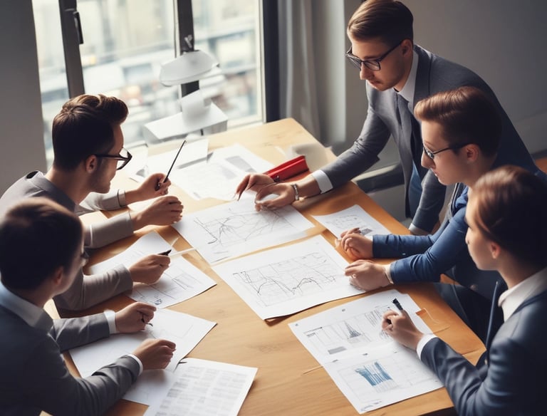 A computer screen displaying an analytics dashboard with metrics such as event activity, showing a current value of 4.7k for today's activity. There are graphs indicating trends and peaks in the data, as well as labels for different types of events.