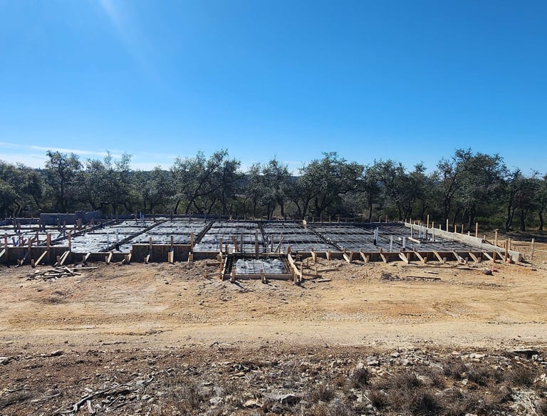 Foundation Installation for a future house 