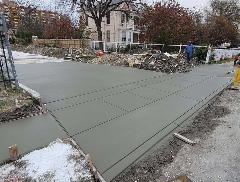 Driveway Installation for a house 