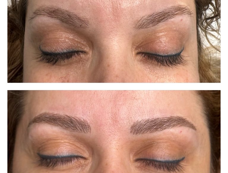 Microblading / Plockning av bryn i Järfälla Stockholm