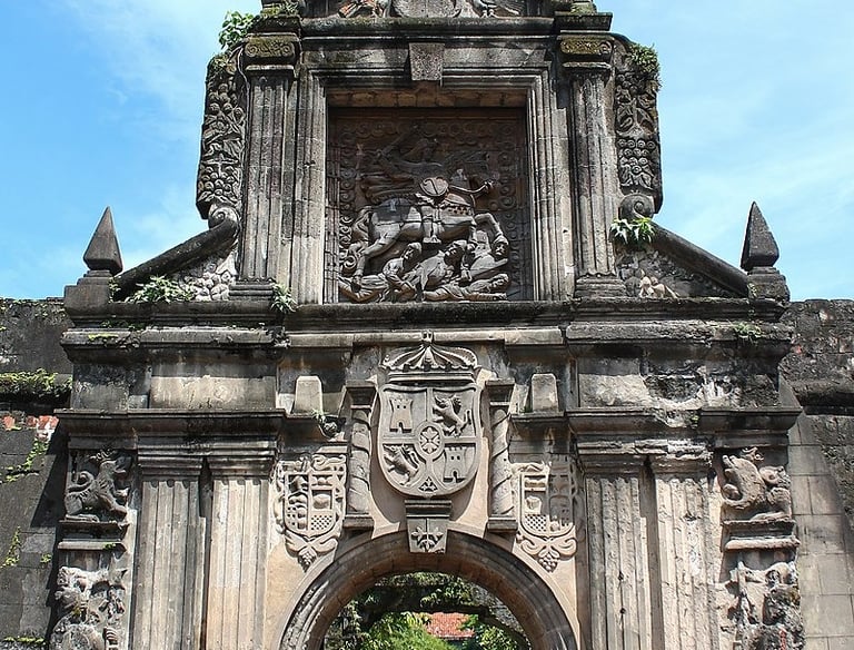 Wall of the manila