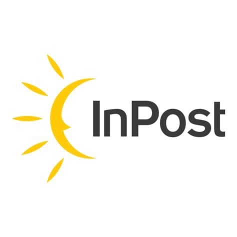 inpost logo with sun and moon in the background