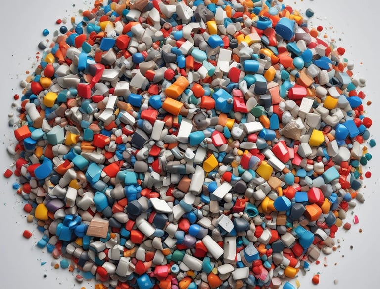 A pile of assorted scrap metal ready for recycling.