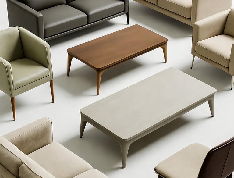 Handcrafted designer furniture by Apex Furniture, highlighting refined craftsmanship, premium