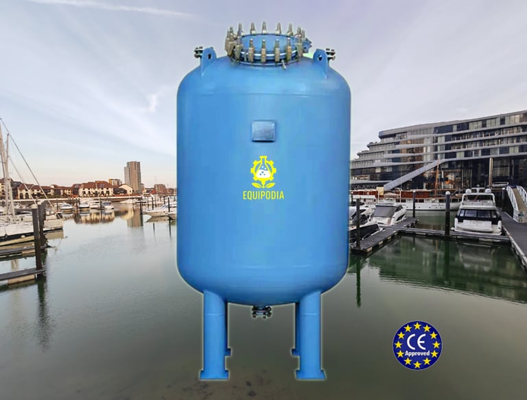 Glass lined storage tanks vertical 