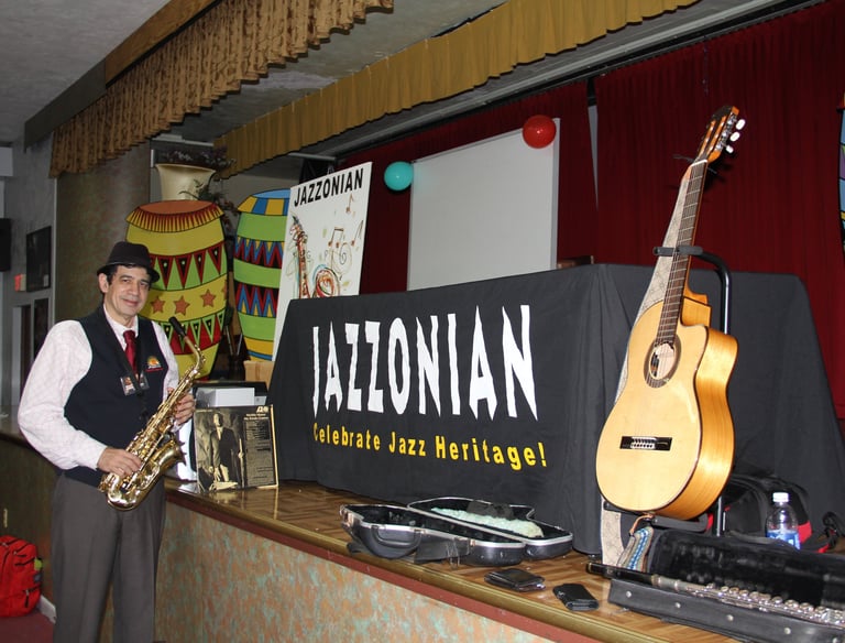 MAestro Bobby Ramirez at Jazzonian - Jazz Museum of Florida