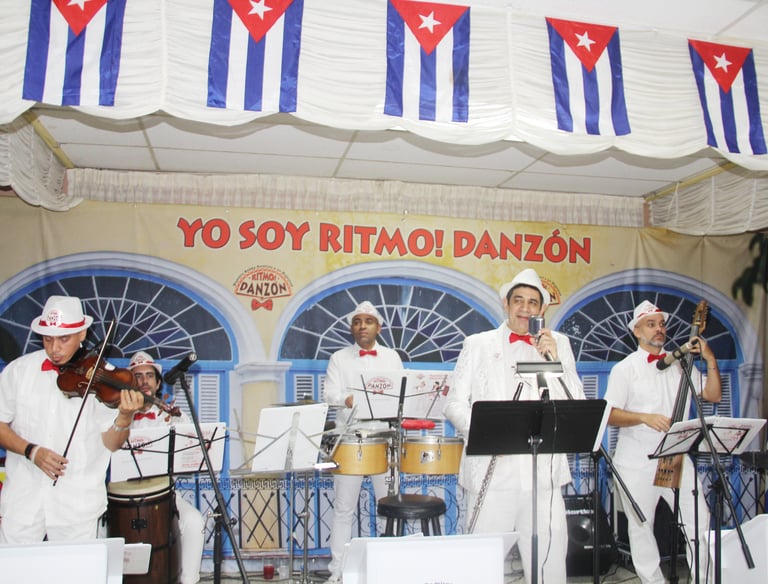 Maestro Bobby Ramirez and his band Su Majestad Ritmo! Danzon
