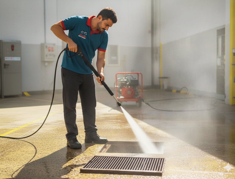 desentupimento de rede de esgoto