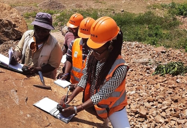 KGC team gold field inspection