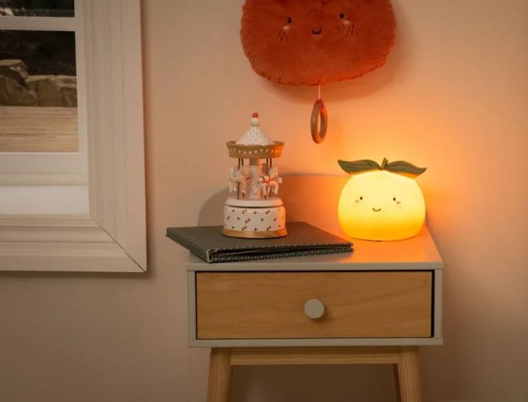 veilleuse orange