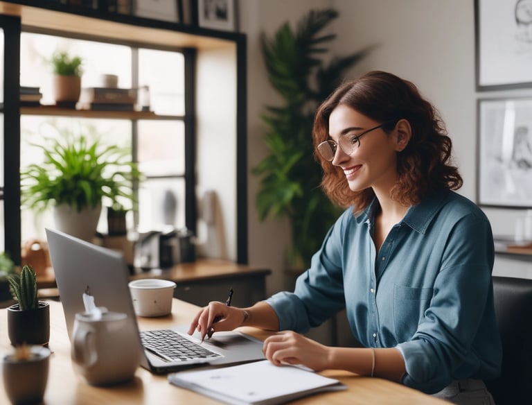 A creative workspace showcasing inspiring home office setups.
