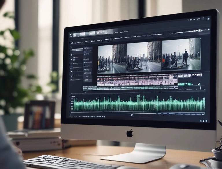 white and black laptop