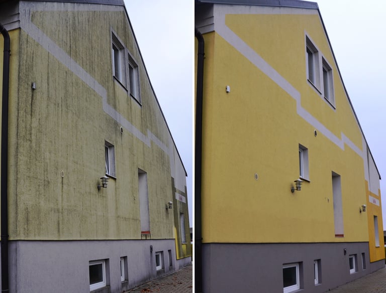peinture extérieure d'une façade à Chevigny Saint sauveur