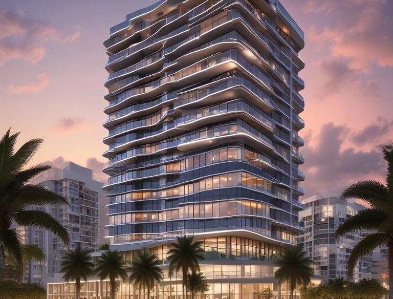 An elegant commercial development highlighting business potential.