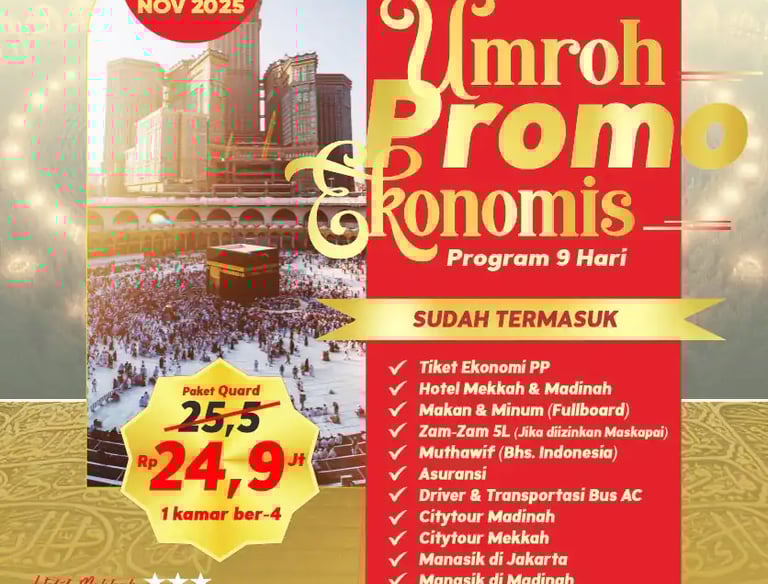Umroh ekonomis lion air tanpa transit Jakarta Jeddah all include