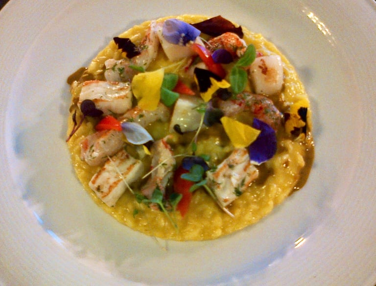 risotto ai profumi del mar mediterraneo
