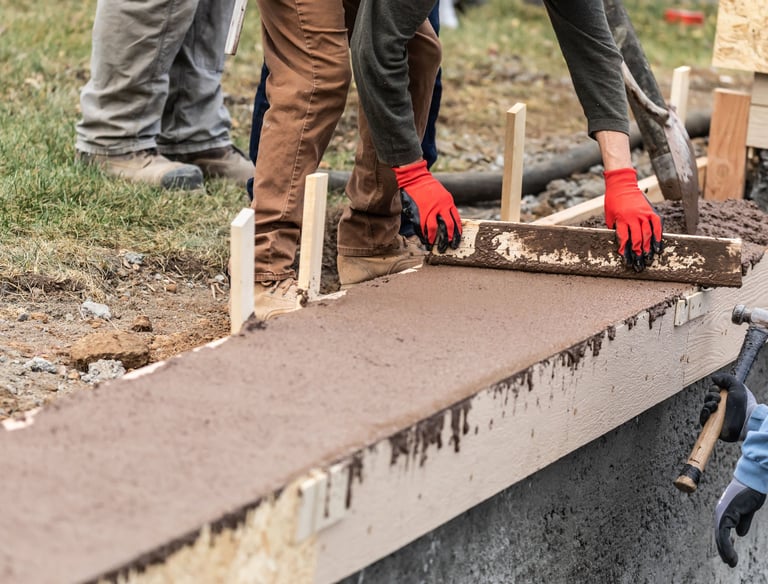 Concrete construction work by Hugo Konstruksie in George, Western Cape
