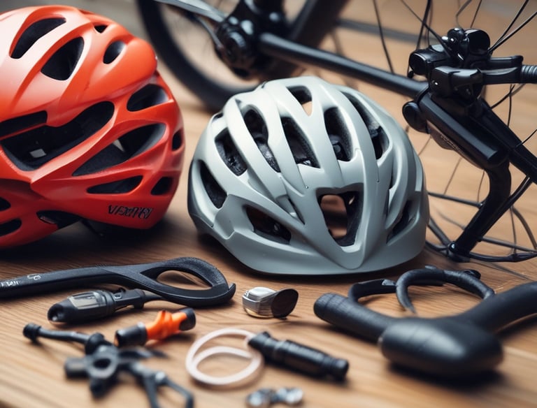 A serene landscape ideal for cycling.