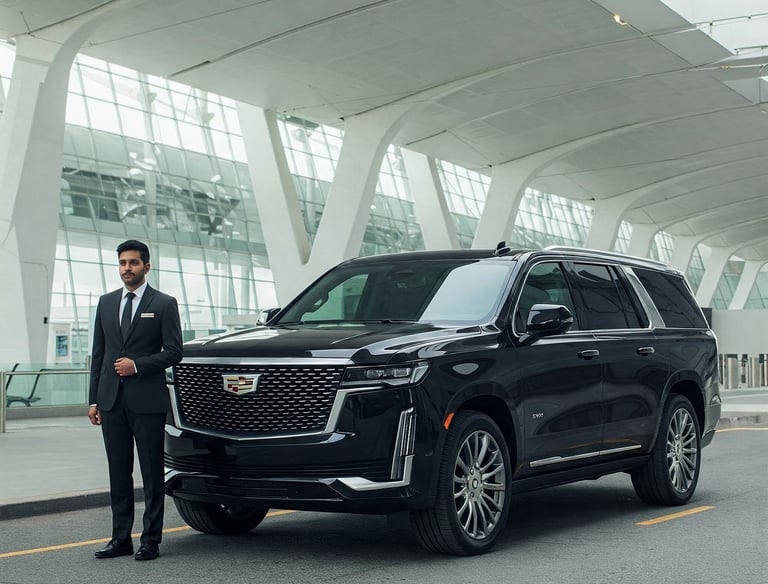 Luxury First Class SUV chauffeur service 