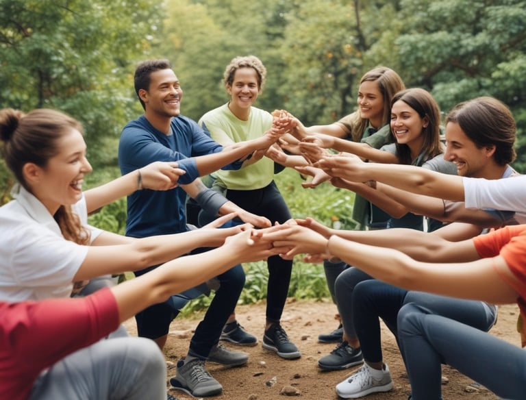 a man riding a skateboard down a street next to tall buildings