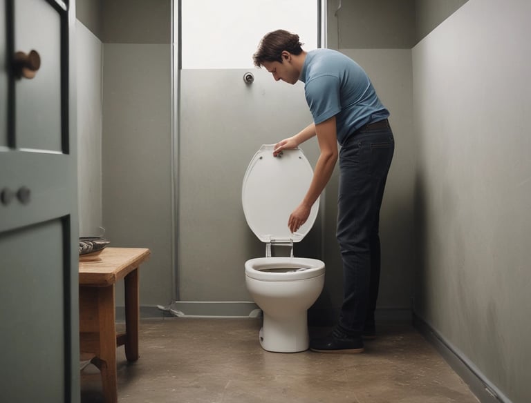 An intricate network of blue pipes and valves is mounted against a tiled wall. Numerous pressure gauges are attached at intervals, providing a detailed and complex arrangement. Each pipe is carefully connected, and there are various fittings and connections visible.