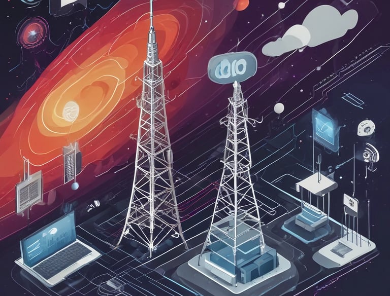 Several Sennheiser wireless microphone transmitters and receivers are laid out on a black mat on a countertop. There is also a handheld microphone positioned next to them. The devices appear to have display screens and numbered labels.