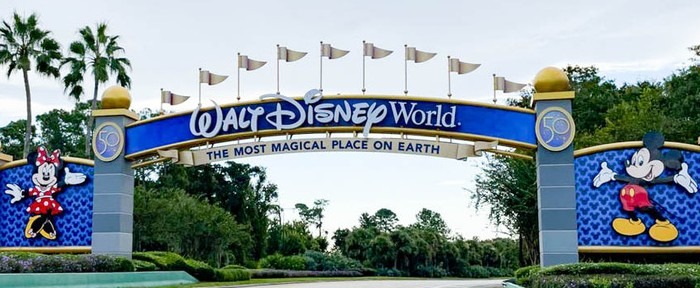 disney world entrance sign